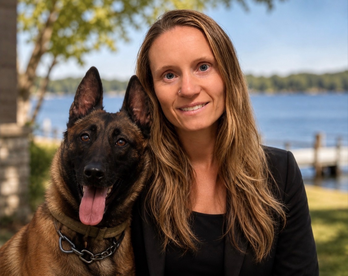 Natalia Holcombe with Xena